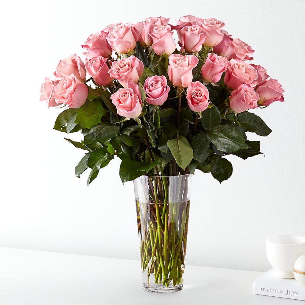 Long Stem Pink Rose Bouquet – Rambling Rose Florist, Dunedin FL