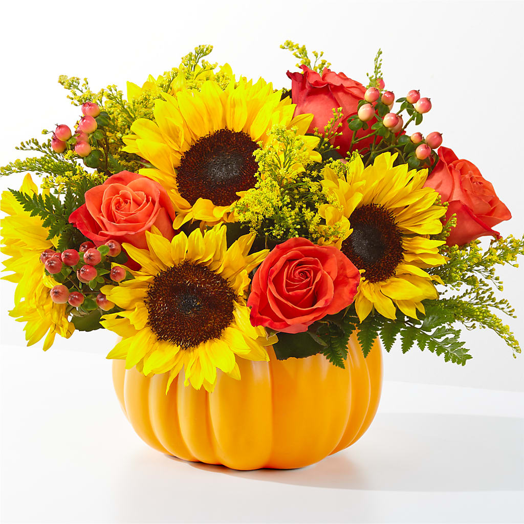Pick of the Patch Pumpkin Bouquet – Rambling Rose Florist, Dunedin FL