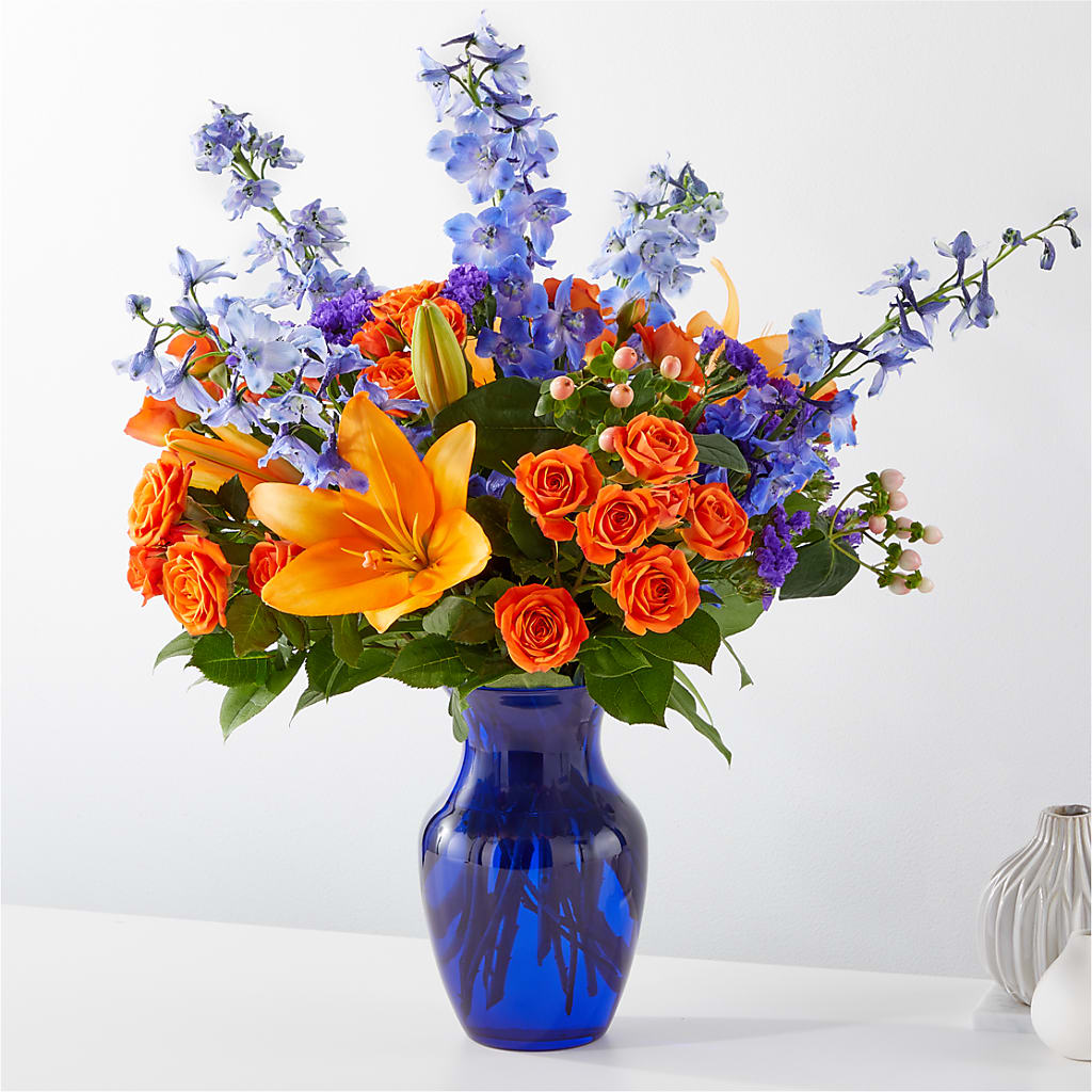 Radiant Citrus Bouquet – Rambling Rose Florist, Dunedin FL