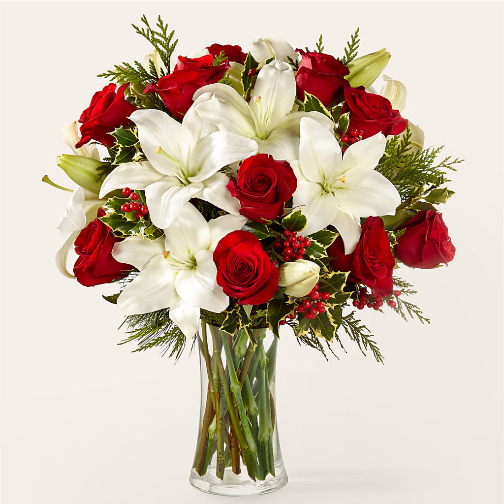 Sparkling Snowflakes Bouquet – Rambling Rose Florist, Dunedin FL