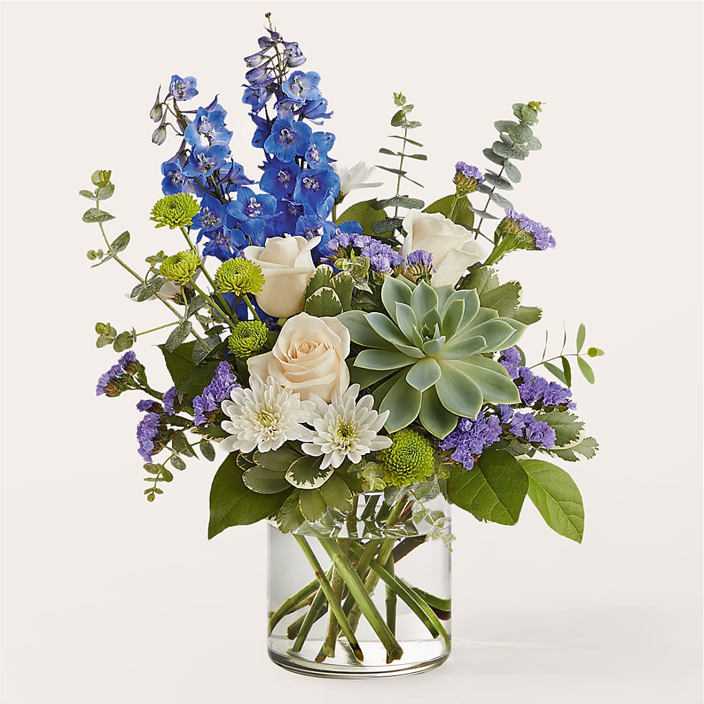 Cerulean Waves Bouquet – Rambling Rose Florist, Dunedin FL