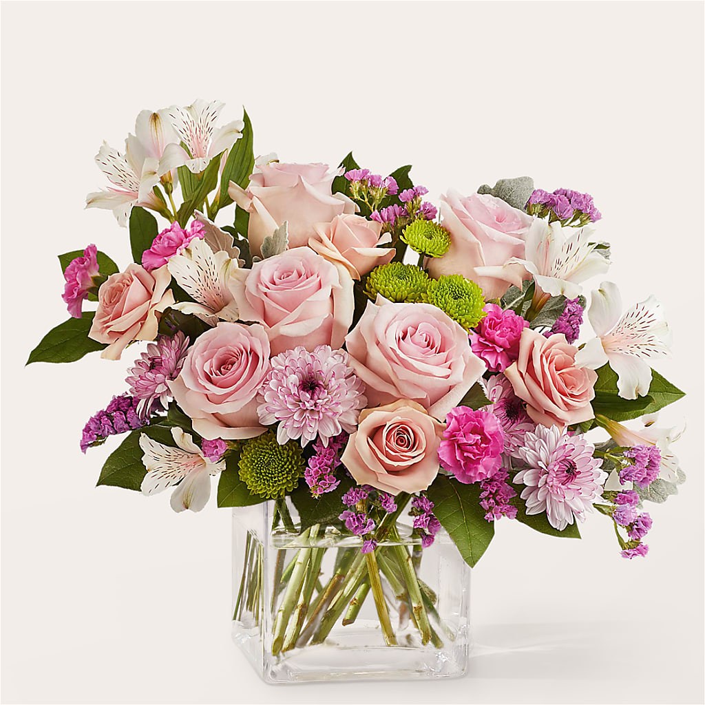Pink Suede Bouquet – Rambling Rose Florist, Dunedin FL