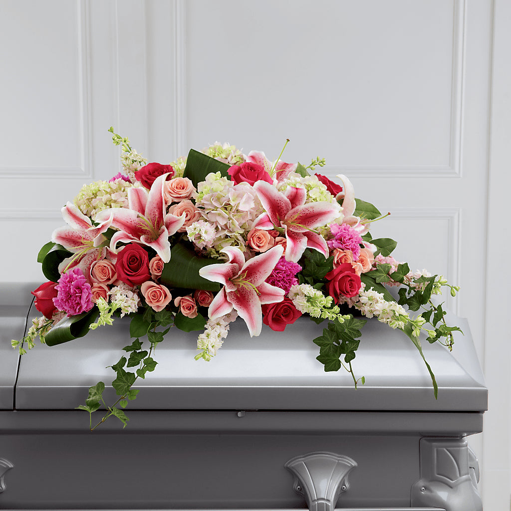 Splendid Grace Casket Spray – Rambling Rose Florist, Dunedin FL