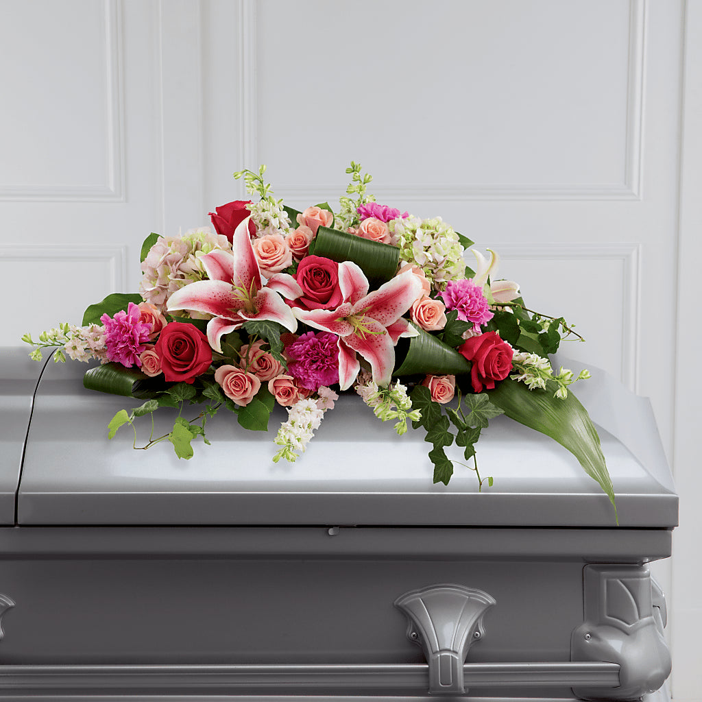 Splendid Grace Casket Spray – Rambling Rose Florist, Dunedin FL