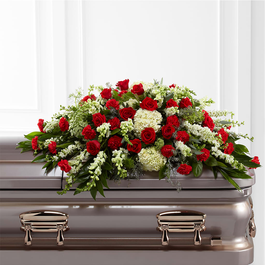 Sincerity Casket Spray – Rambling Rose Florist, Dunedin FL