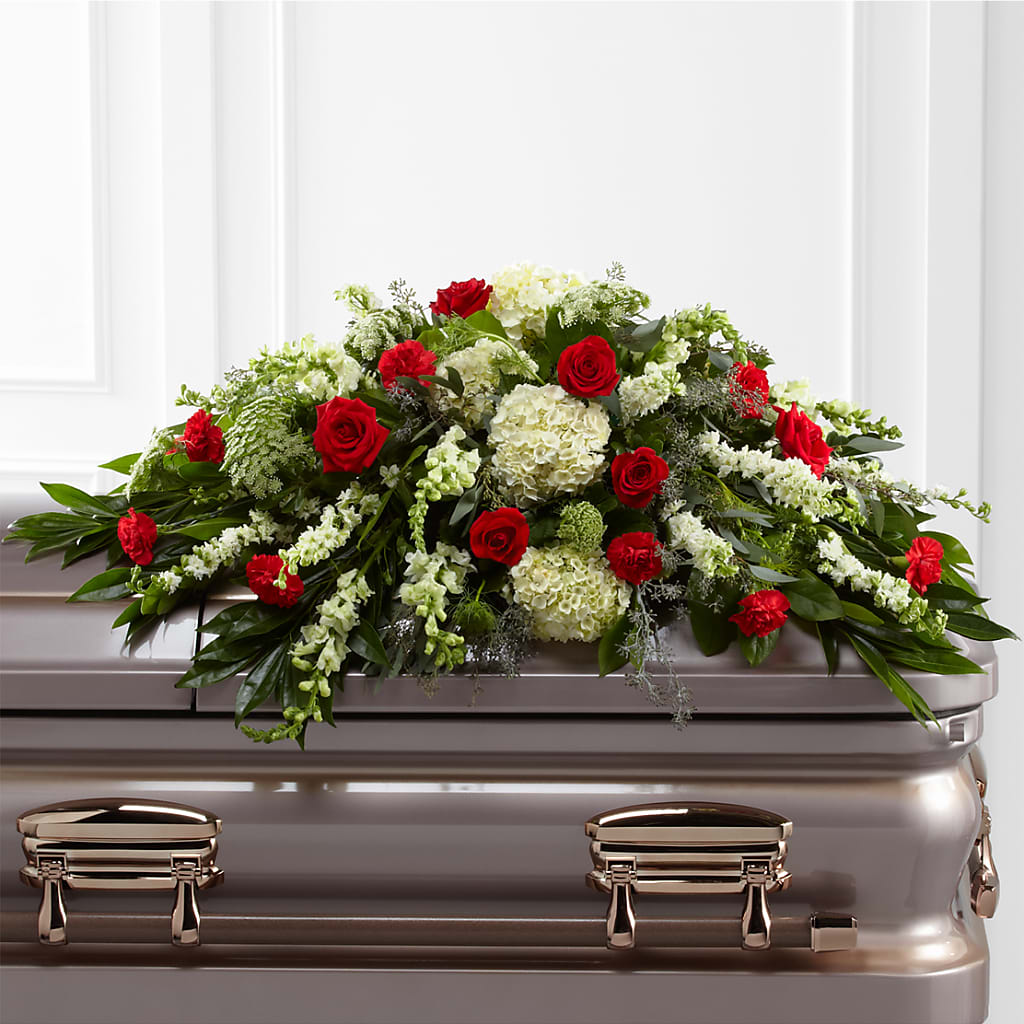 Sincerity Casket Spray – Rambling Rose Florist, Dunedin FL