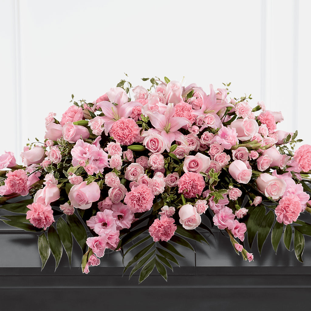 Garden of Comfort Casket Spray (Standard) – Rambling Rose Florist, Dunedin FL
