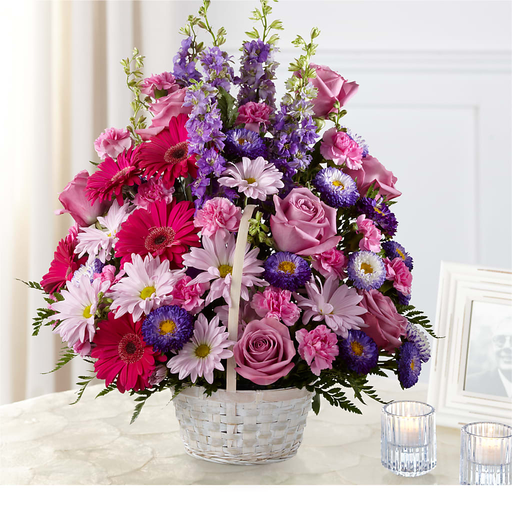 Pastel Peace Basket – Rambling Rose Florist, Dunedin FL