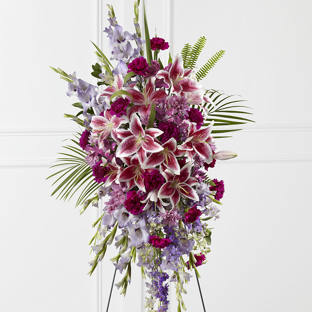 Tender Touch Standing Spray – Rambling Rose Florist, Dunedin FL