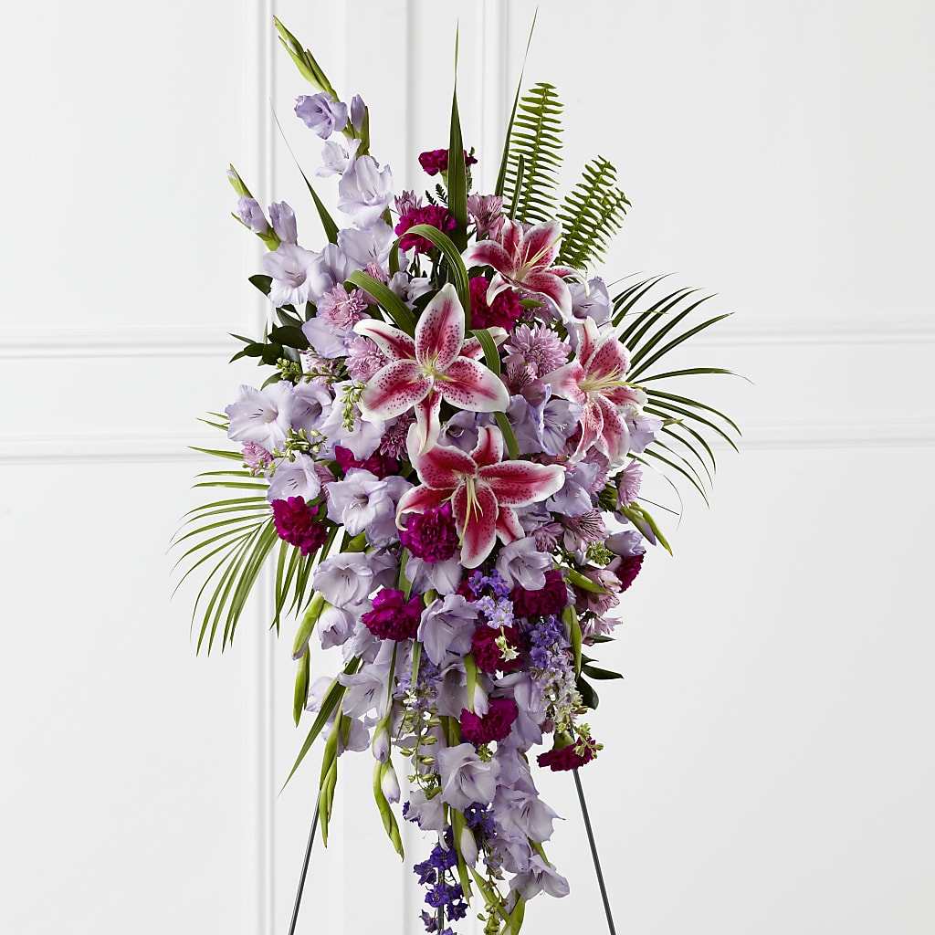 Tender Touch Standing Spray – Rambling Rose Florist, Dunedin FL