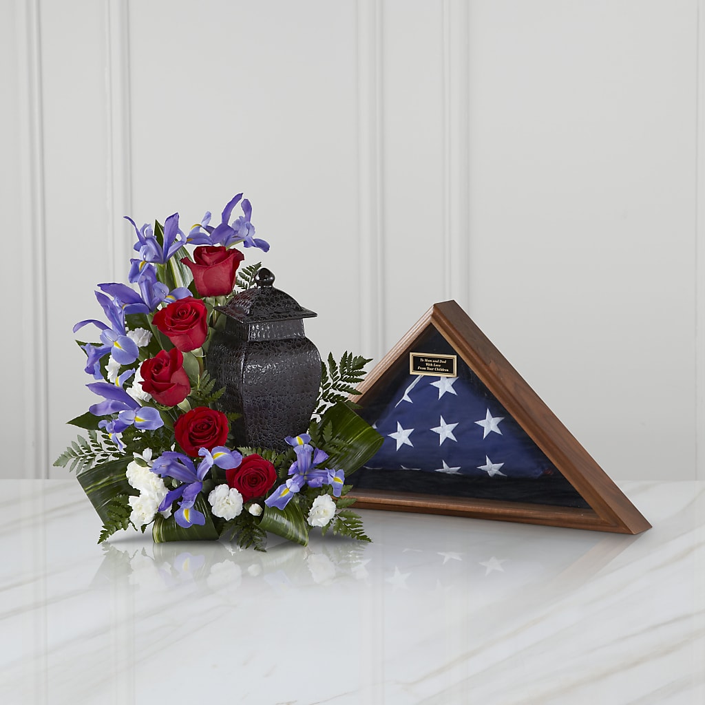 Patriotic Tribute Arrangement – Rambling Rose Florist, Dunedin FL