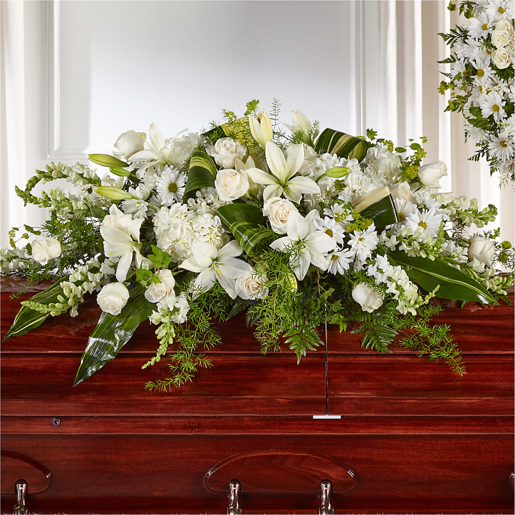 Abundance Casket Spray – Rambling Rose Florist, Dunedin FL