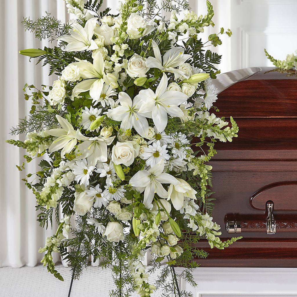 Loving Thoughts Standing Spray – Rambling Rose Florist, Dunedin FL