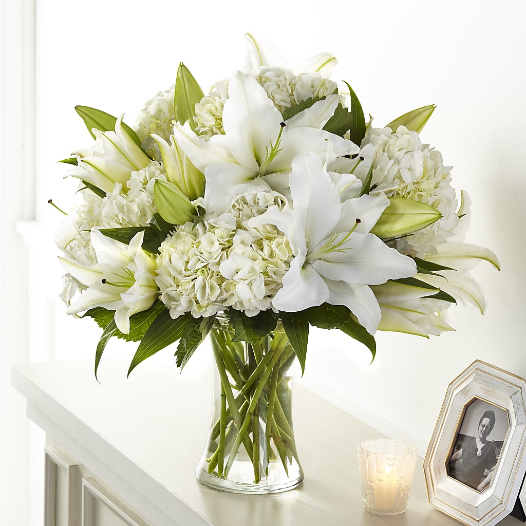 Compassionate Lily Bouquet – Rambling Rose Florist, Dunedin FL