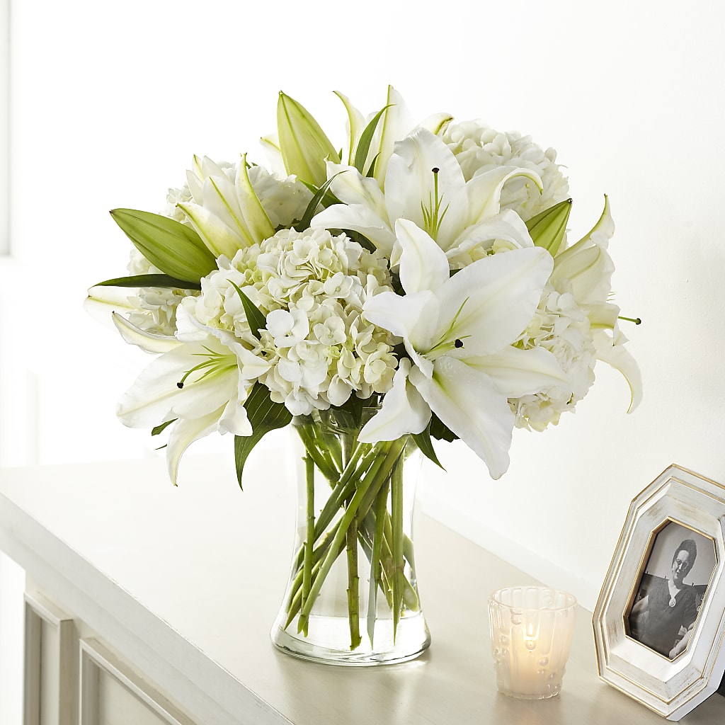 Compassionate Lily Bouquet – Rambling Rose Florist, Dunedin FL