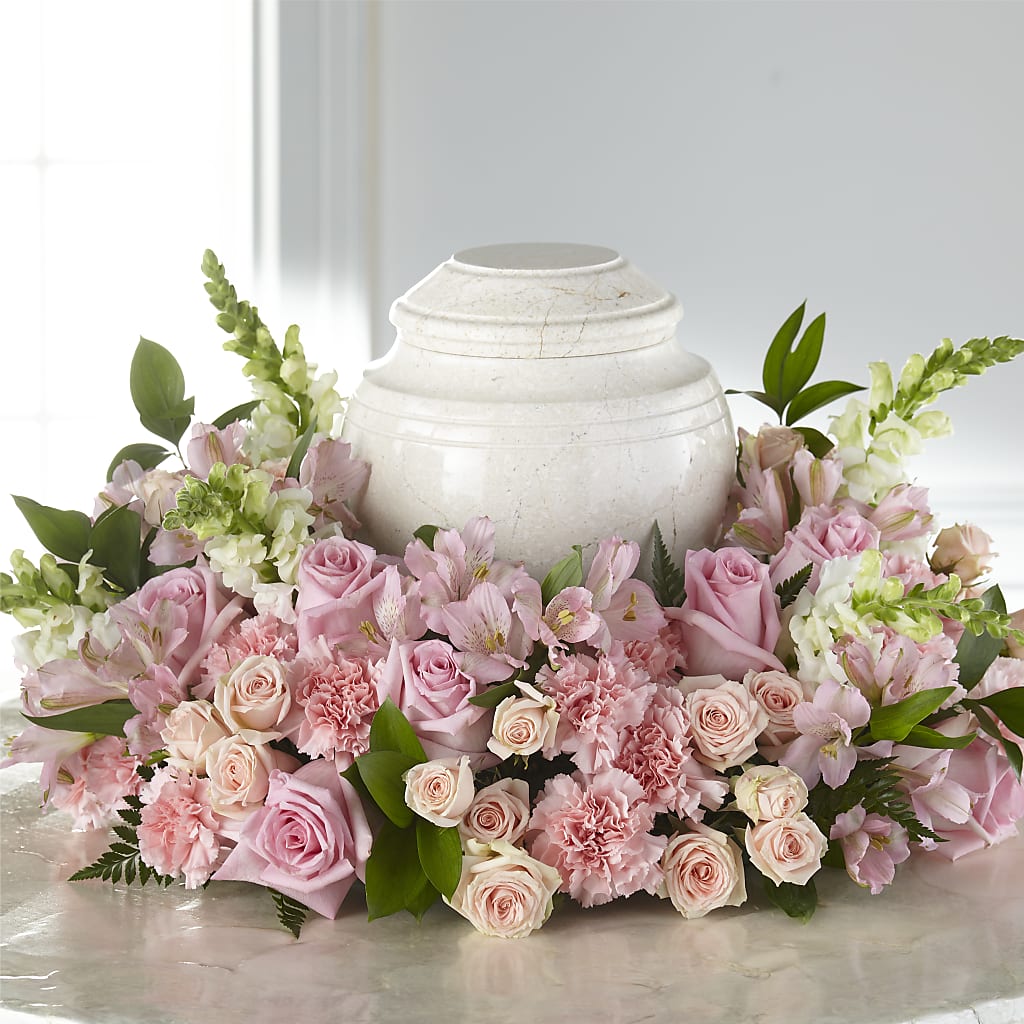 Blooms of Hope Cremation Adornment – Rambling Rose Florist, Dunedin FL