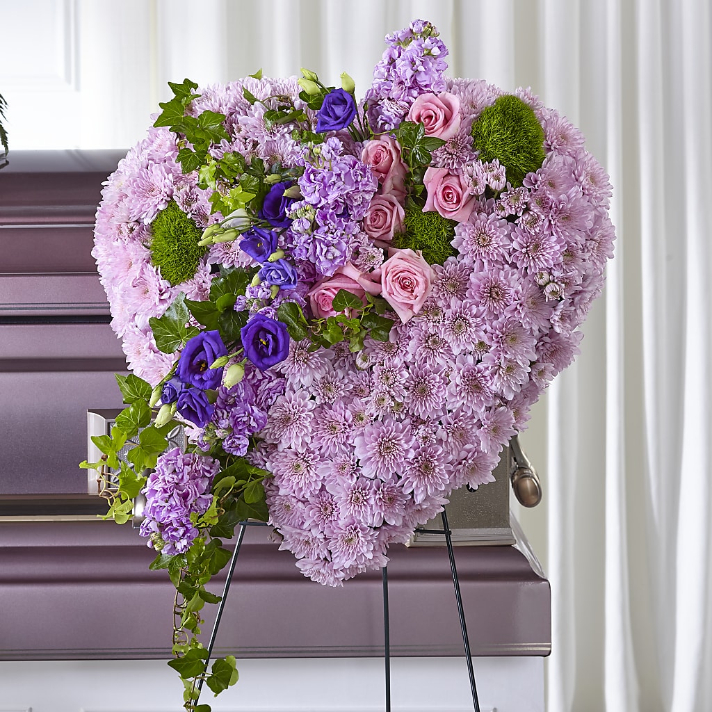 Treasured Love Standing Heart – Rambling Rose Florist, Dunedin FL