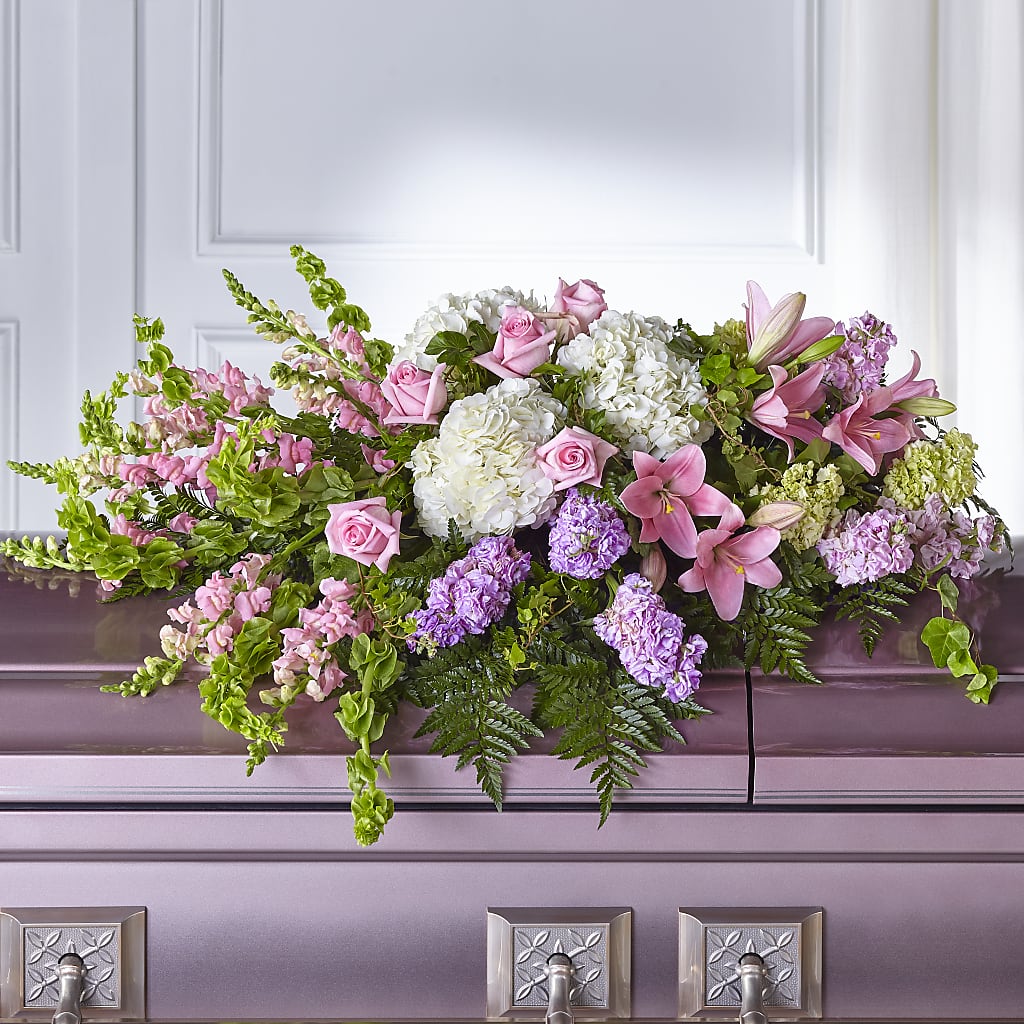 Life's Gratitude Casket Spray – Rambling Rose Florist, Dunedin FL
