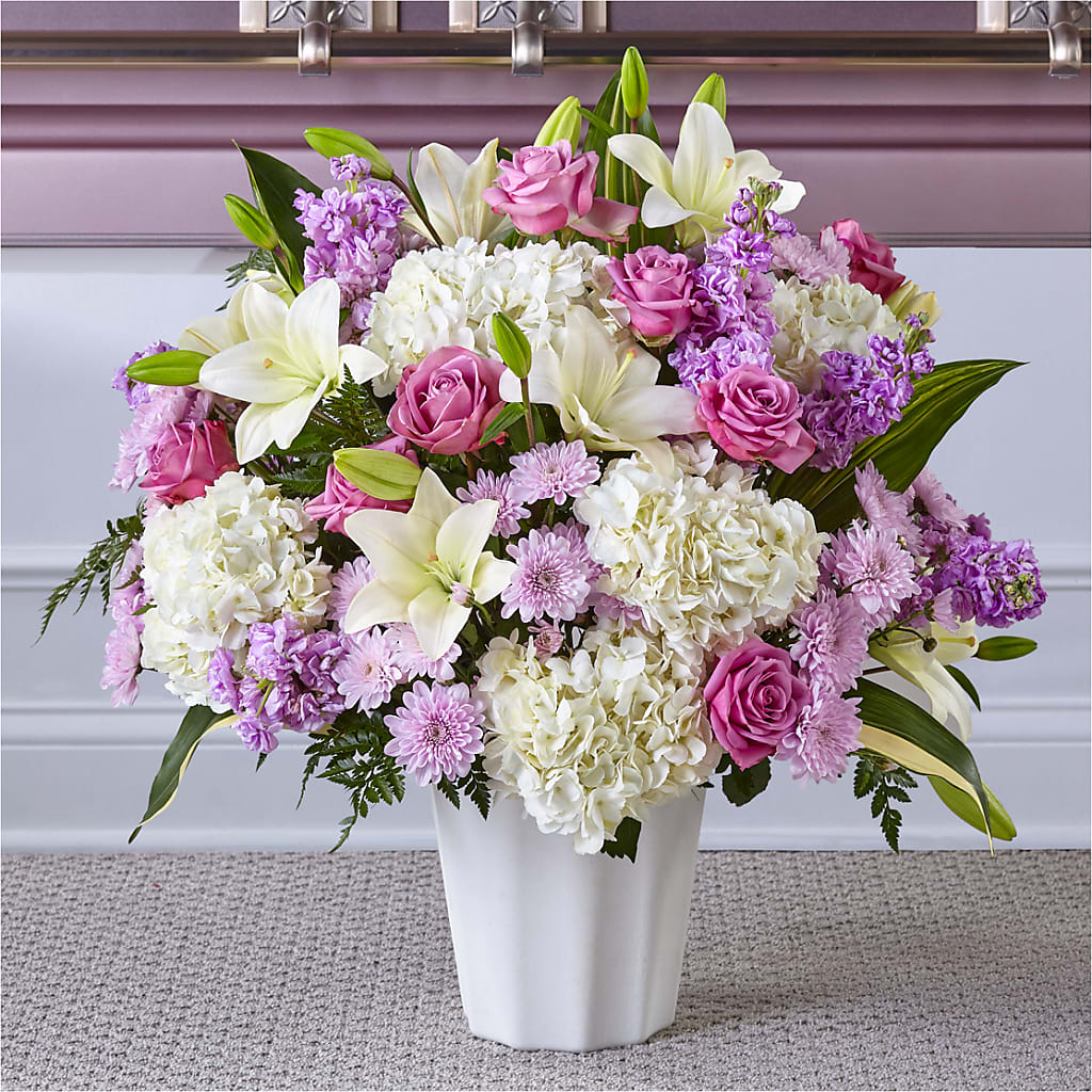 Heaven Sent Floor Basket – Rambling Rose Florist, Dunedin FL