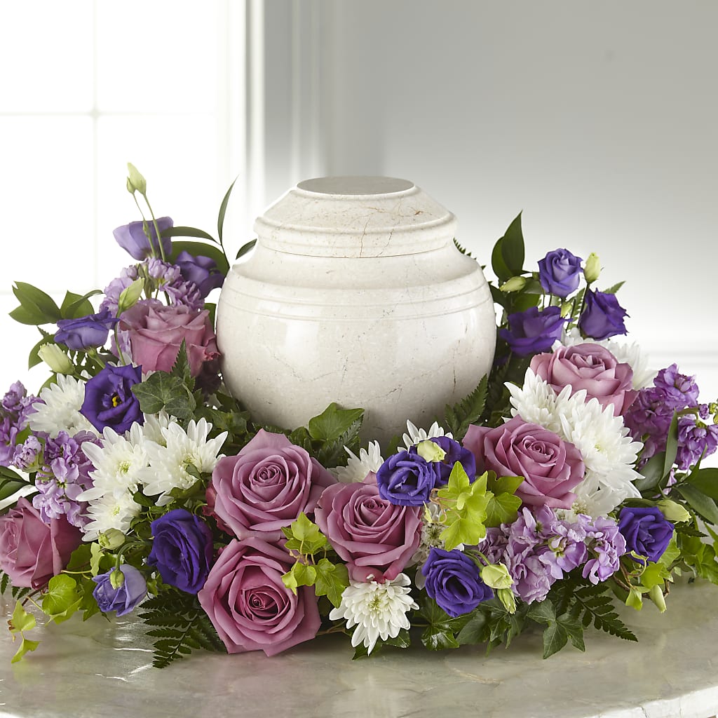 Blooming Sympathy Cremation Adornment – Rambling Rose Florist, Dunedin FL
