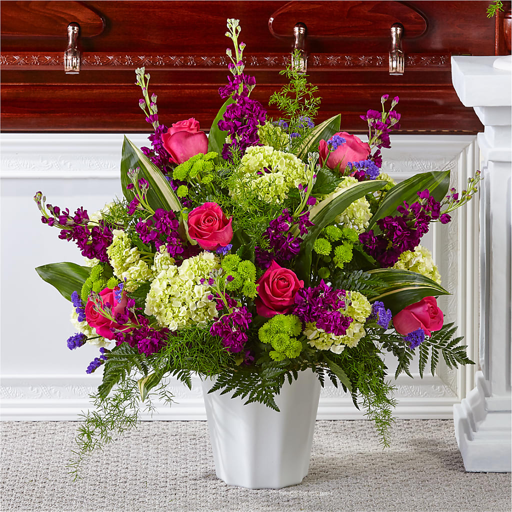 Beautiful Horizons Floor Basket – Rambling Rose Florist, Dunedin FL