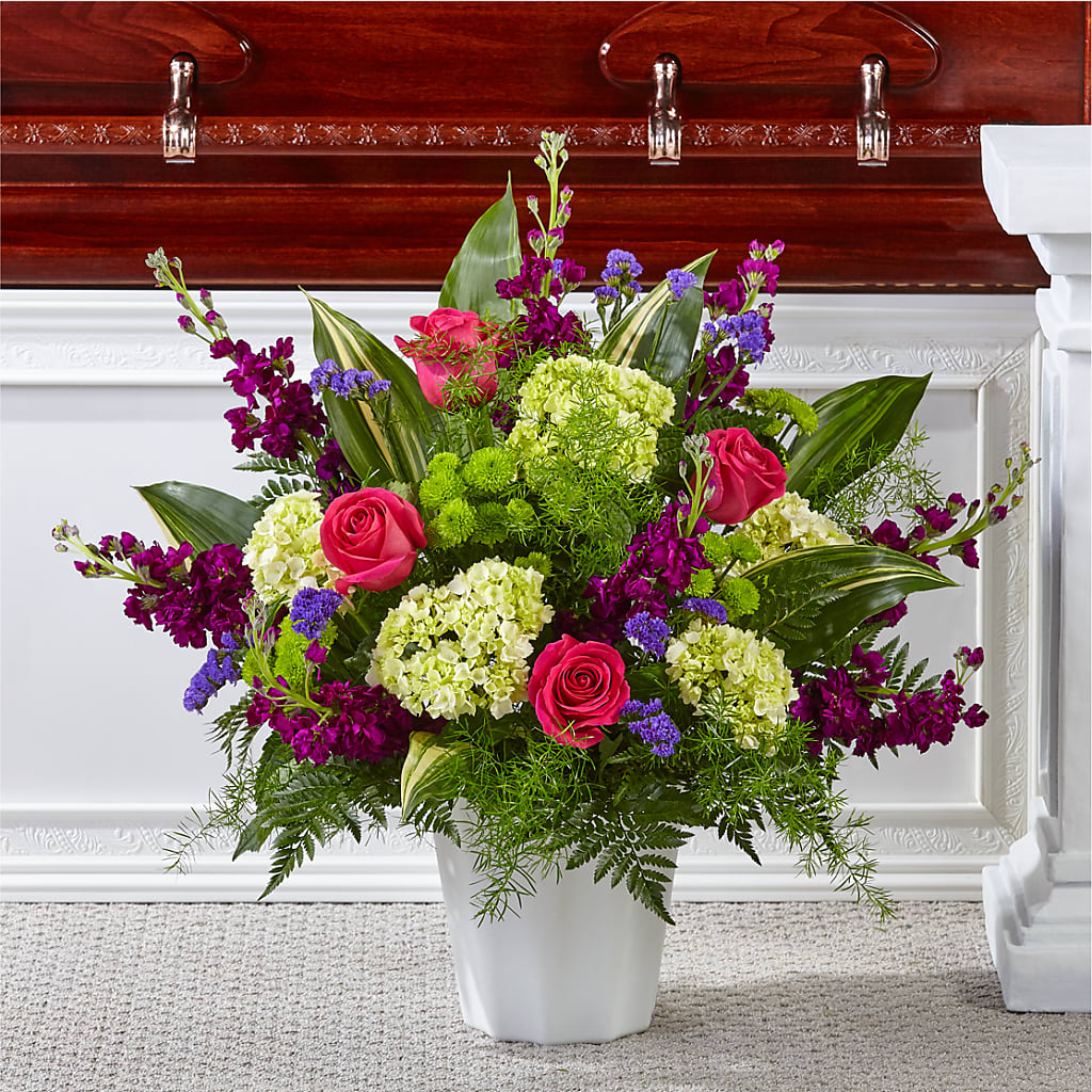 Beautiful Horizons Floor Basket – Rambling Rose Florist, Dunedin FL
