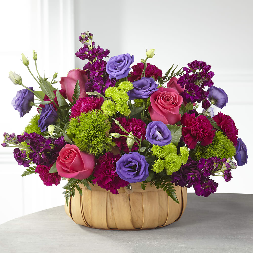 Serene Sanctuary Basket – Rambling Rose Florist, Dunedin FL