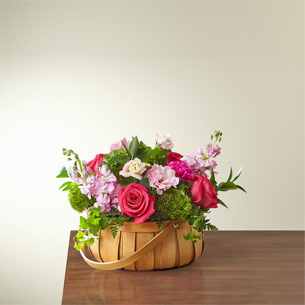 Radiance in Bloom Basket – Rambling Rose Florist, Dunedin FL