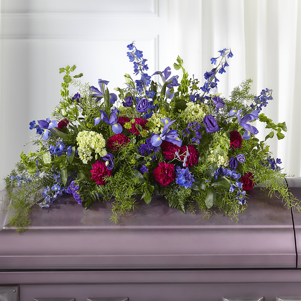 Always Treasured Casket Spray – Rambling Rose Florist, Dunedin FL