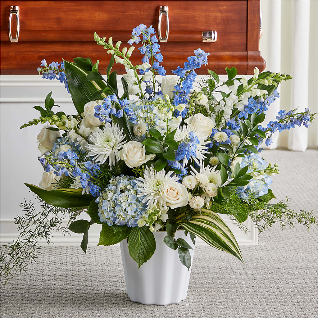 Everlasting Memories Floor Basket – Rambling Rose Florist, Dunedin FL