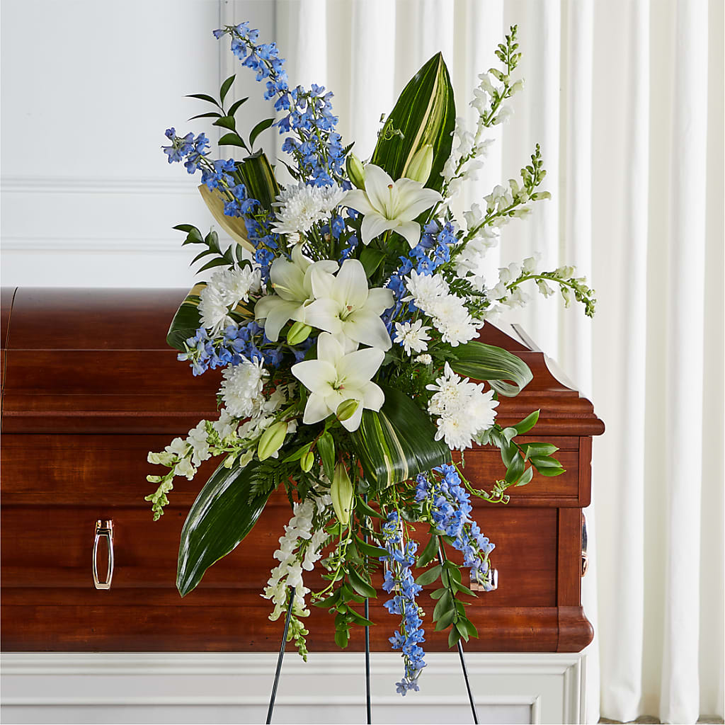 Eternal Impressions Standing Spray – Rambling Rose Florist, Dunedin FL