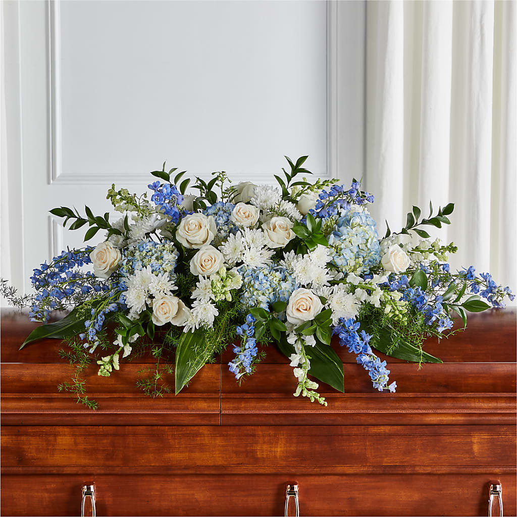 Timeless Essence Casket Spray – Rambling Rose Florist, Dunedin FL