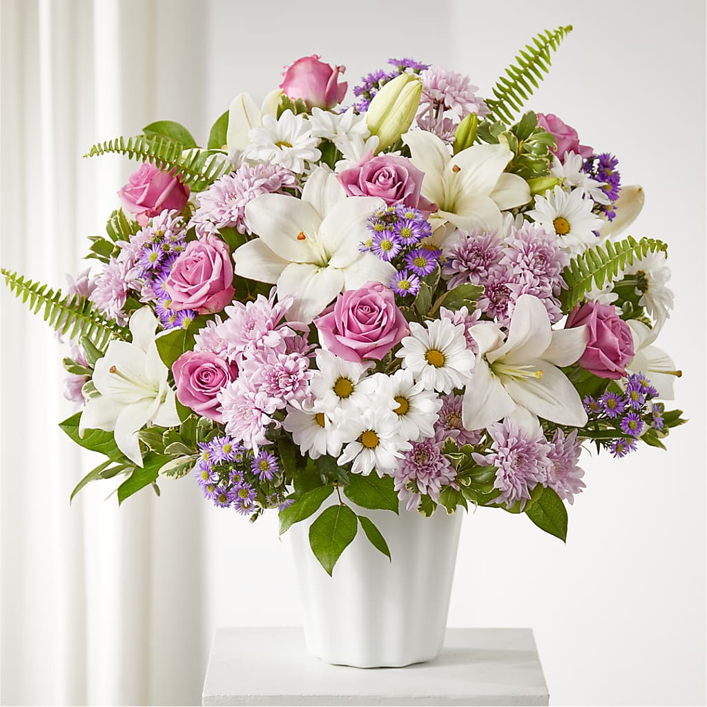 Warmest Thoughts Tabletop Basket – Rambling Rose Florist, Dunedin FL