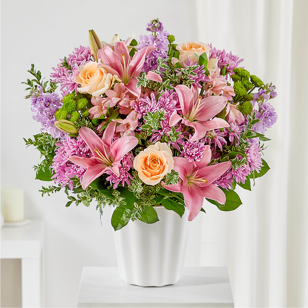 Supportive Embrace Tabletop Basket – Rambling Rose Florist, Dunedin FL