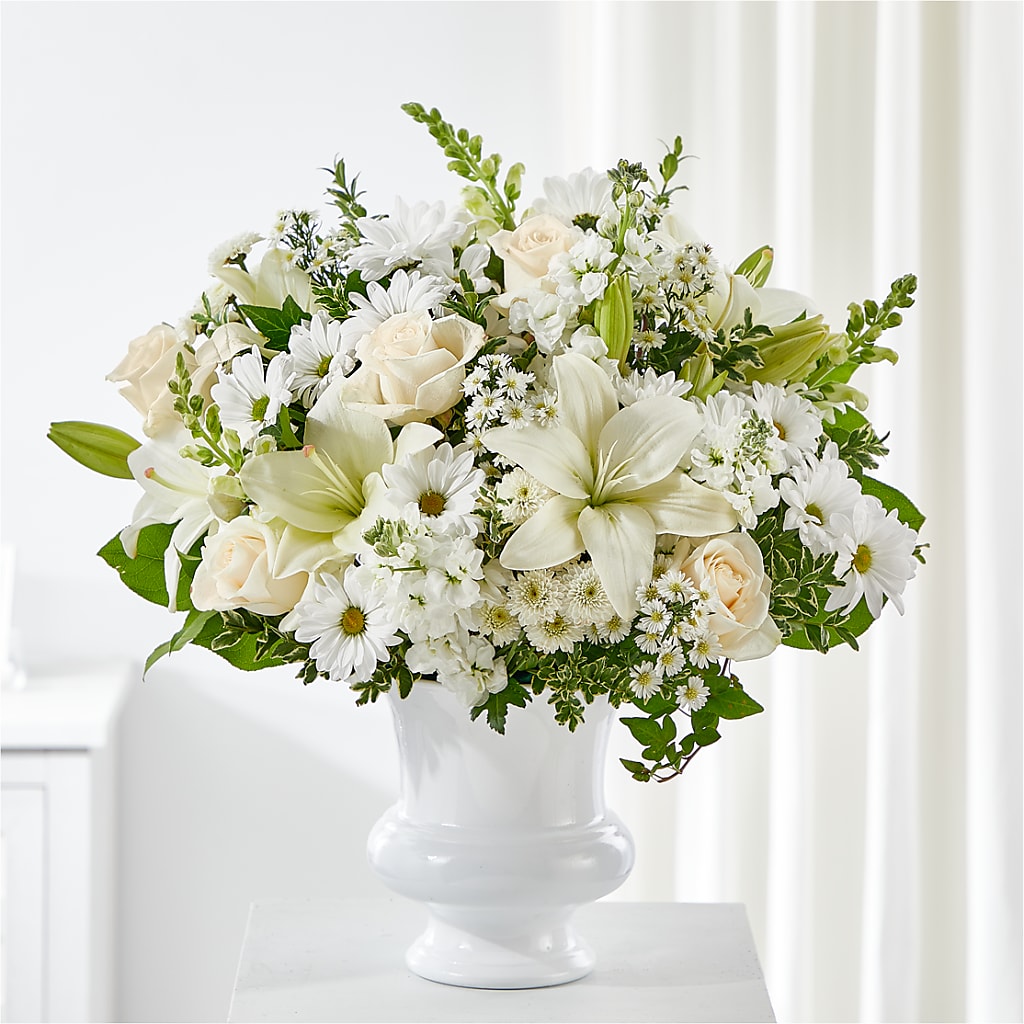 Uplifting Urn Arrangement – Rambling Rose Florist, Dunedin FL