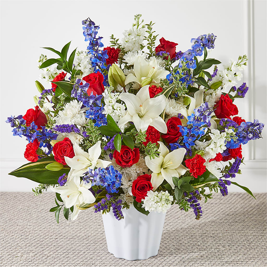 Consoled Floor Basket – Rambling Rose Florist, Dunedin FL