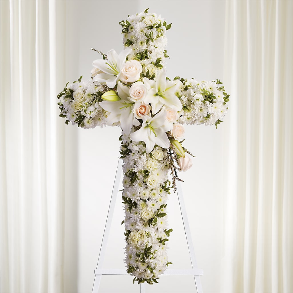 Spiritual Guidance Standing Spray – Rambling Rose Florist, Dunedin FL