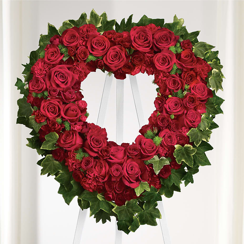 Wholehearted Standing Spray – Rambling Rose Florist, Dunedin FL
