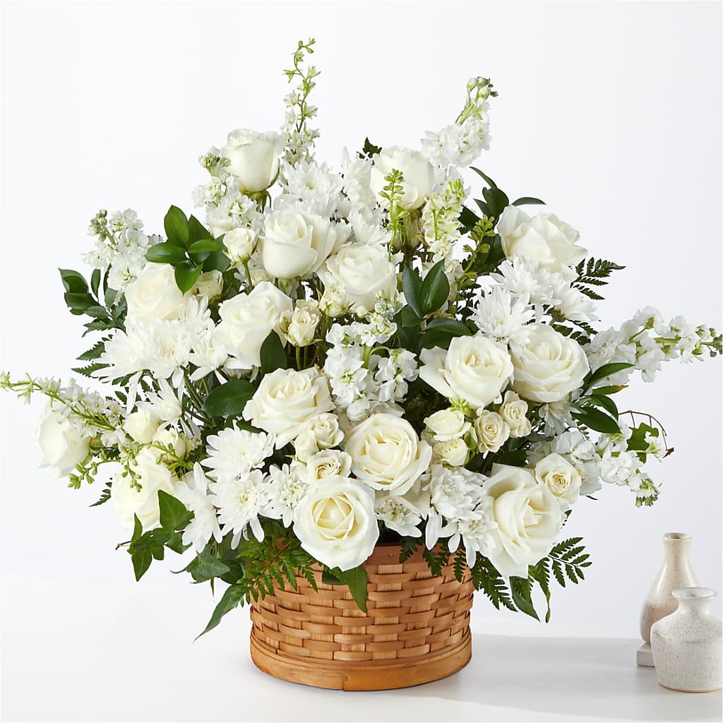 Heartfelt Condolences Arrangement – Rambling Rose Florist, Dunedin FL
