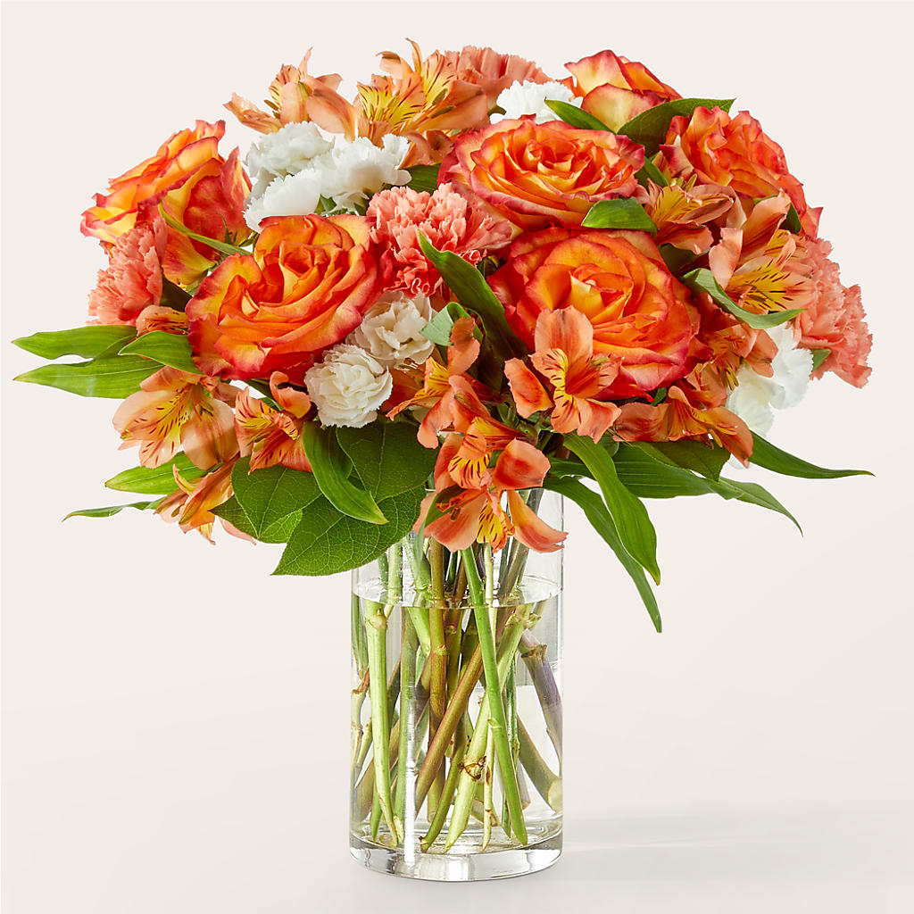 Apricot Glow Bouquet – Rambling Rose Florist, Dunedin FL