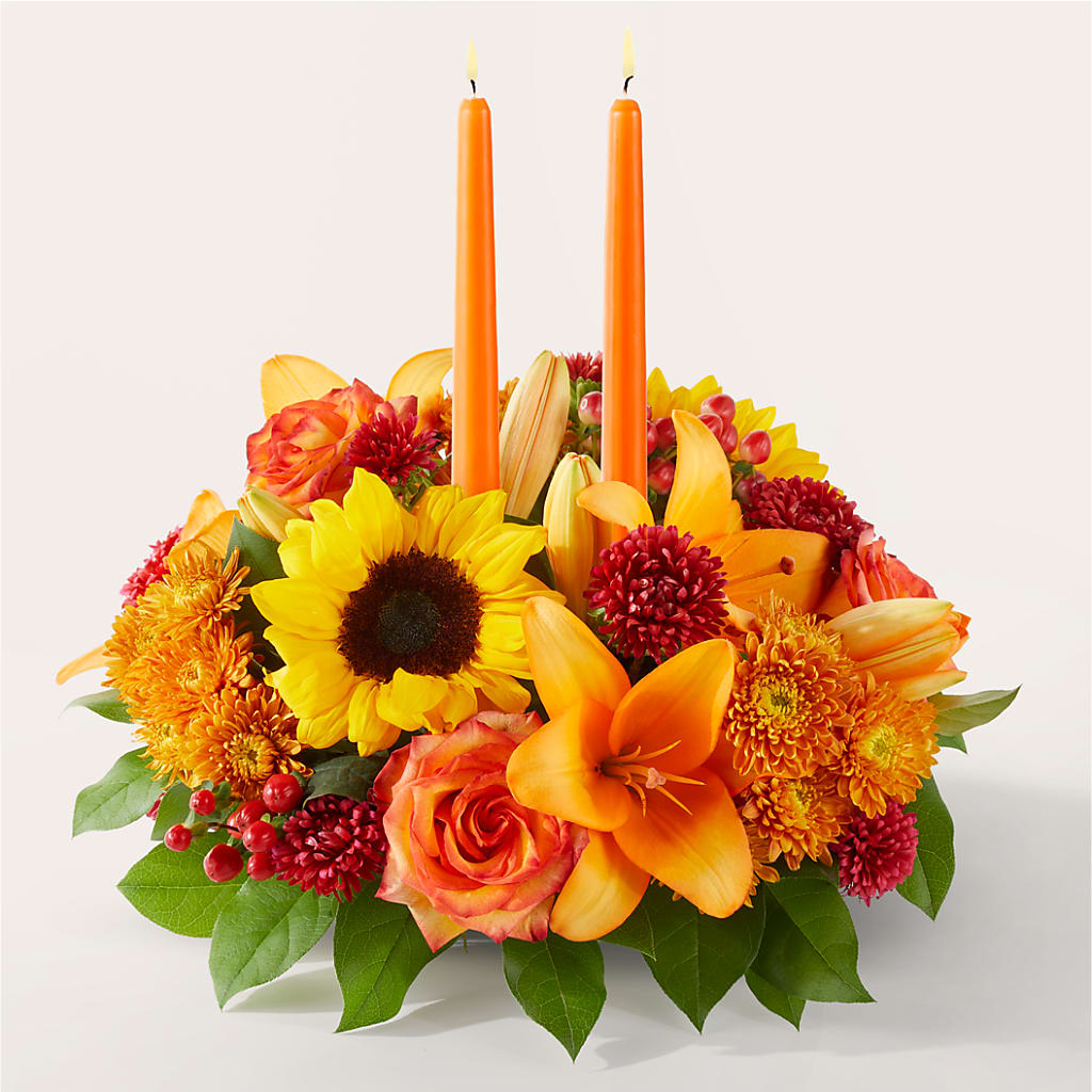 Grateful Centerpiece – Rambling Rose Florist, Dunedin FL