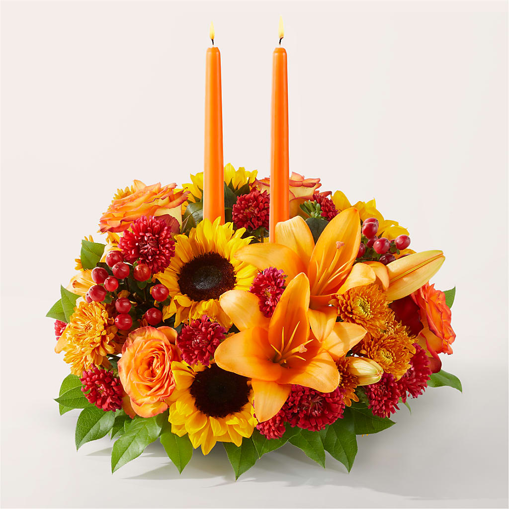 Grateful Centerpiece – Rambling Rose Florist, Dunedin FL