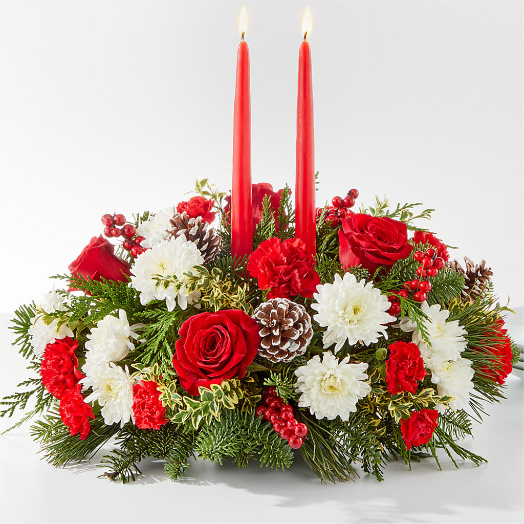 Holiday Soiree Centerpiece – Rambling Rose Florist, Dunedin FL
