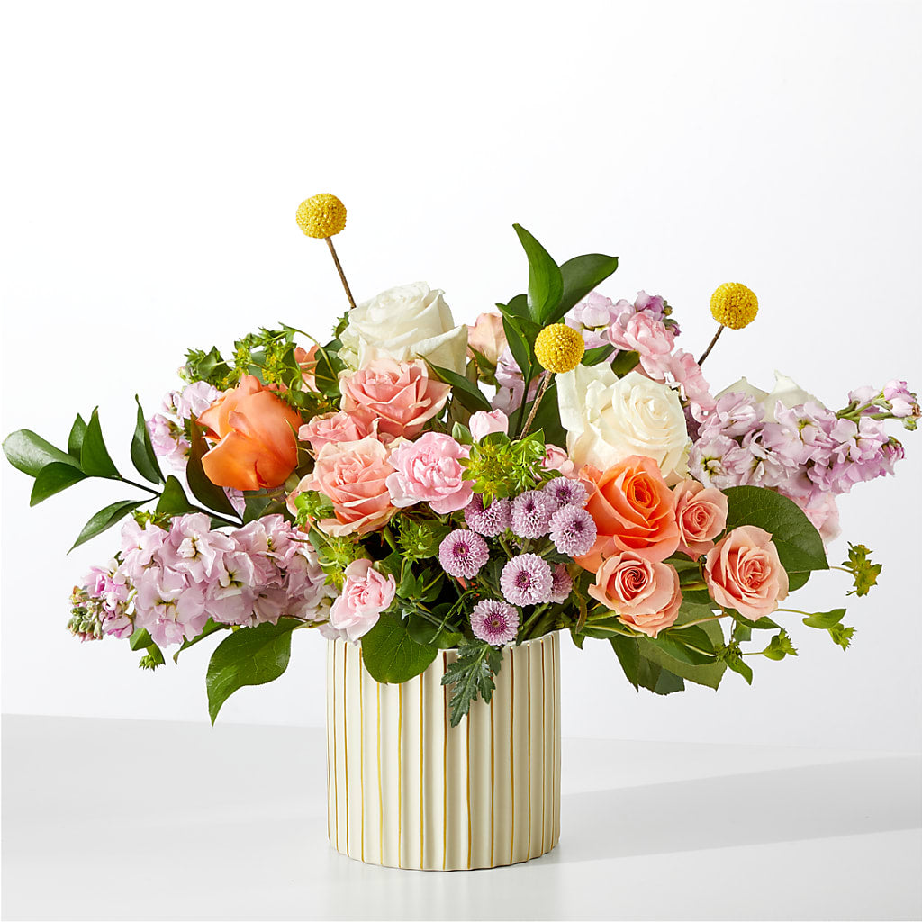 French Market Bouquet with Ivory Vase – Rambling Rose Florist, Dunedin FL