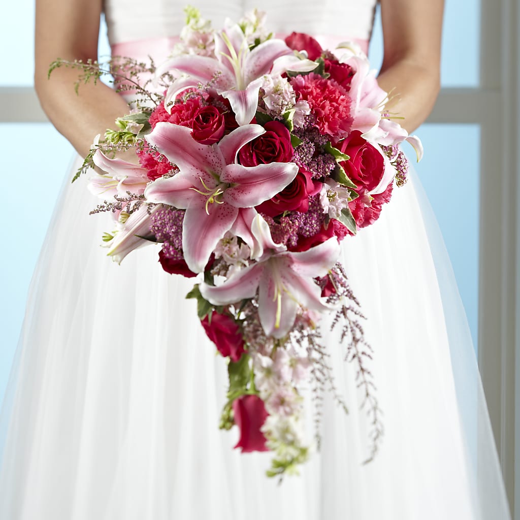 Lily & Rose Bouquet – Rambling Rose Florist, Dunedin FL
