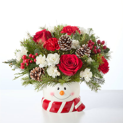 Jolly Snowman Bouquet –  Rambling Rose Florist, Dunedin FL