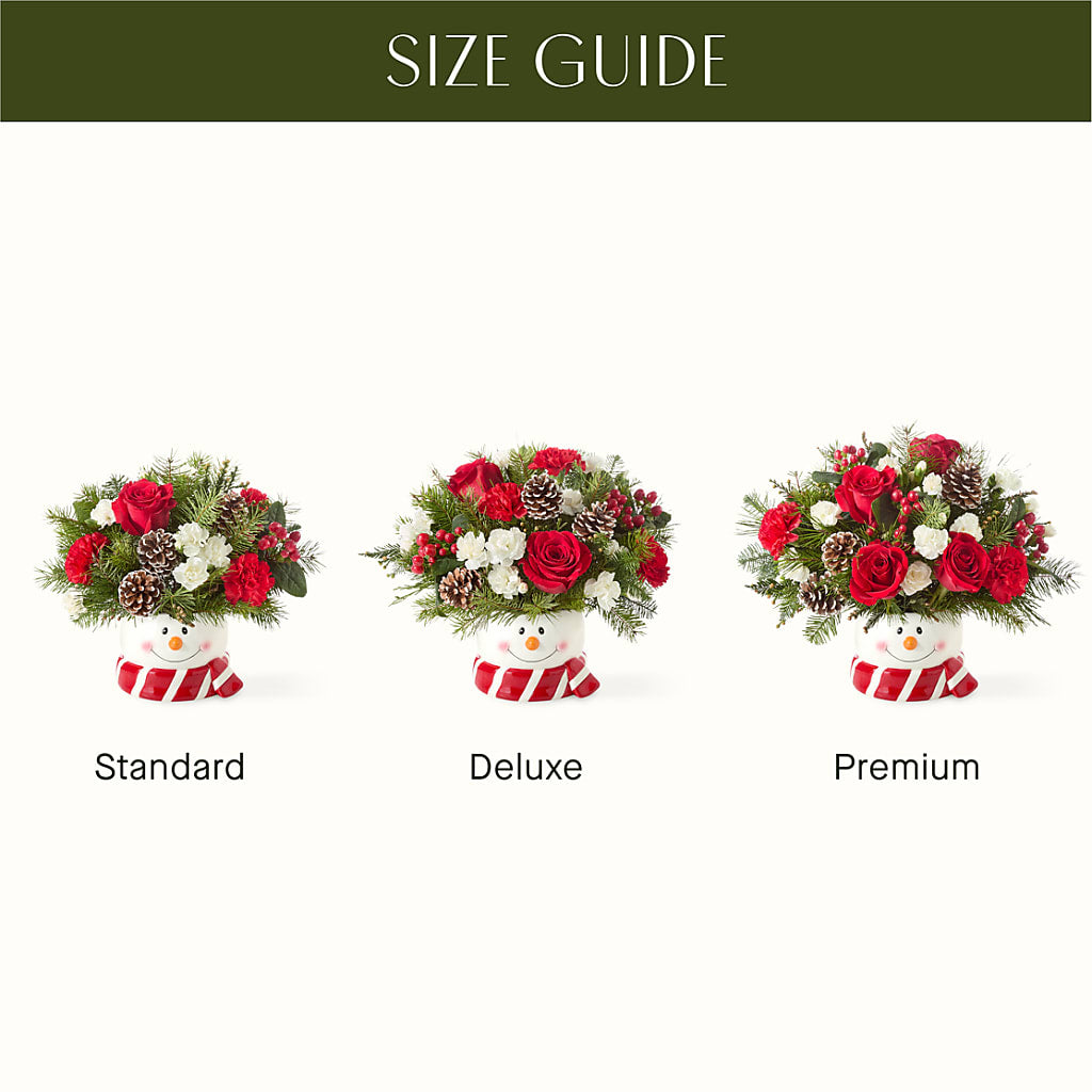 Jolly Snowman Bouquet –  Rambling Rose Florist, Dunedin FL