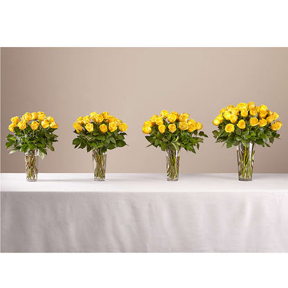 Long Stem Yellow Rose Bouquet –  Rambling Rose Florist, Dunedin FL