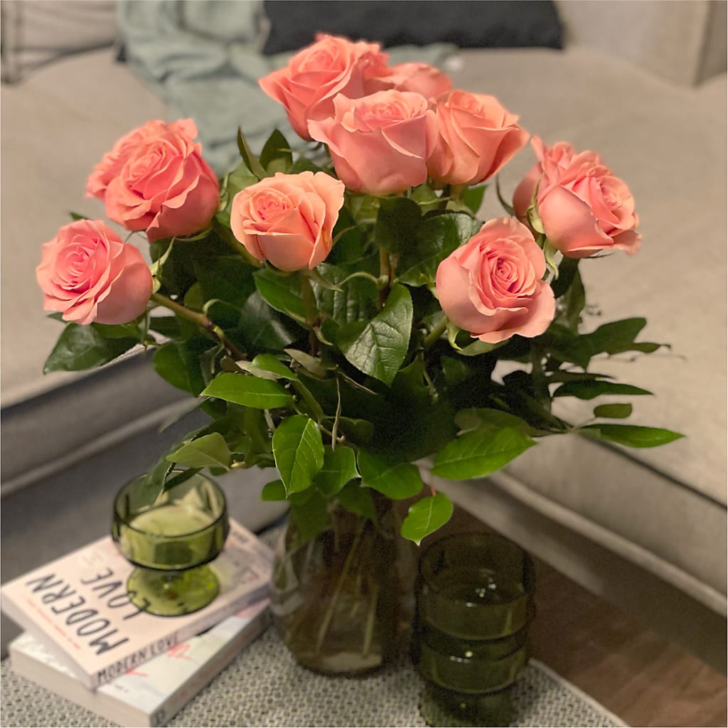 Long Stem Pink Rose Bouquet –  Rambling Rose Florist, Dunedin FL