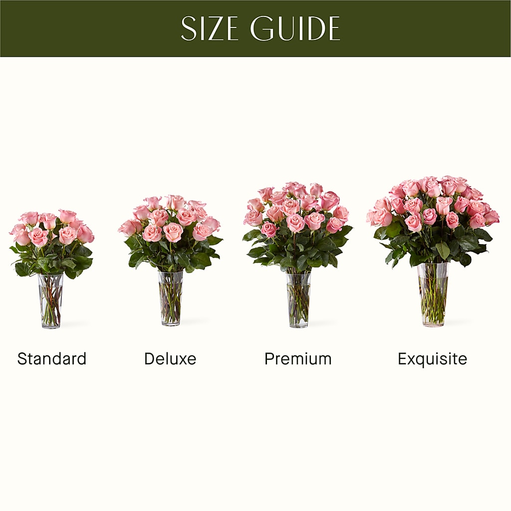 Long Stem Pink Rose Bouquet –  Rambling Rose Florist, Dunedin FL